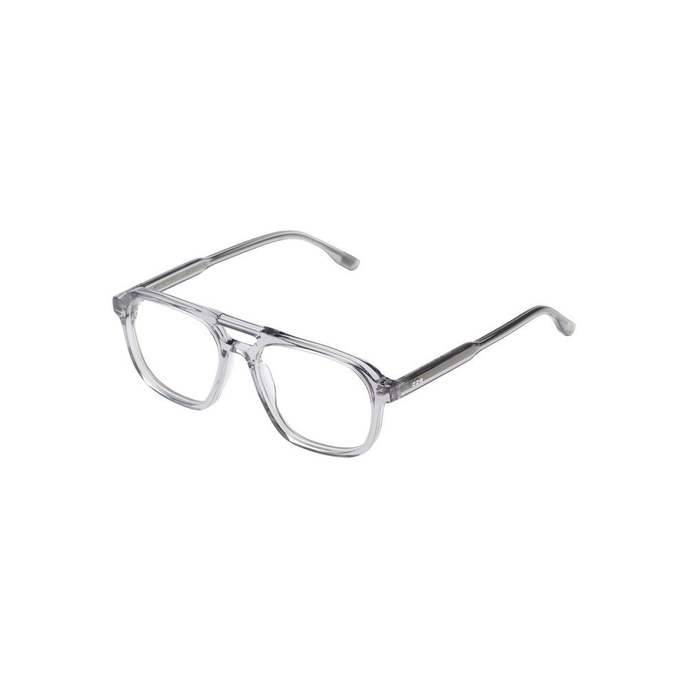 Komono Charlie Gris Cristal Shadow de profil - Les Lunettes de Pauline