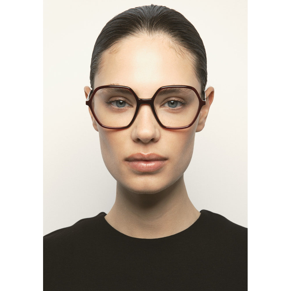 Kaleos Lynch Bordeaux Cristal 05 portée - Les Lunettes de Pauline