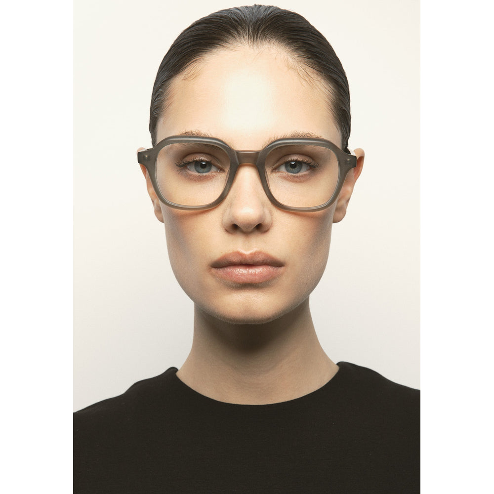 Kaleos Lawrence Vert Cristal Mat 05 portée - Les Lunettes de Pauline