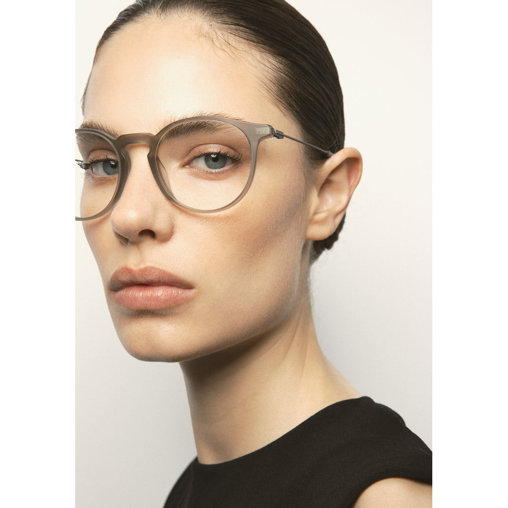 Kaleos Aldrin L Kaki Cristal 05 portée, trois-quarts - Les Lunettes de Pauline