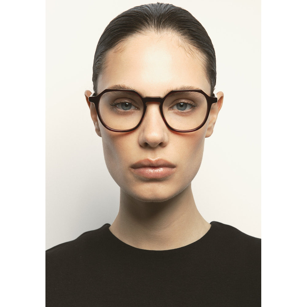 Kaleos Delacorte M Bordeaux Cristal 05 portée - Les Lunettes de Pauline