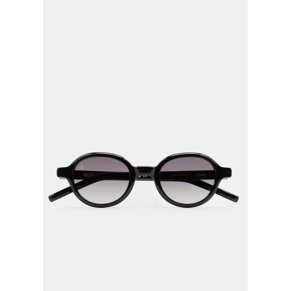 Kaleos Lemons Noir 01 de face - Les Lunettes de Pauline