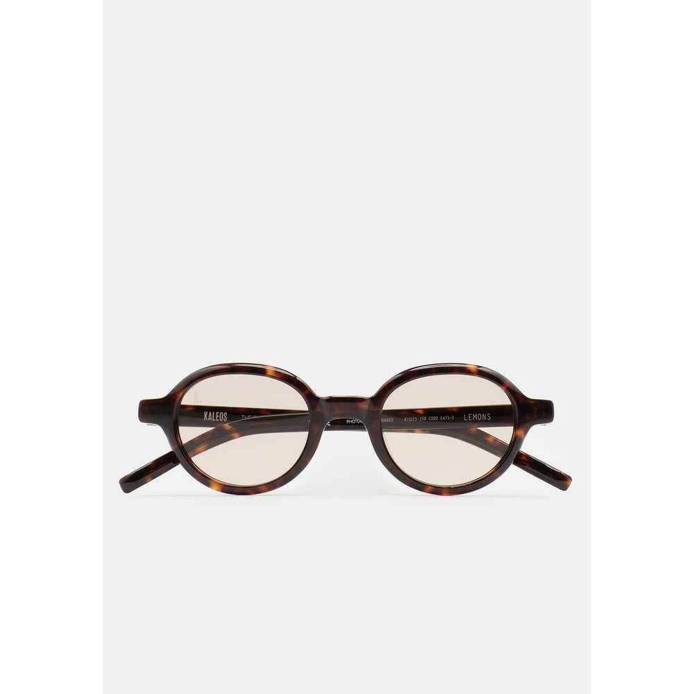Kaleos Lemons Havane Foncé Photochromique 02 de face - Les Lunettes de Pauline