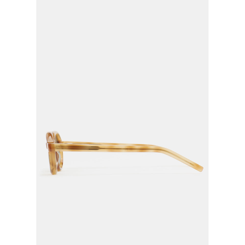 Kaleos Lemons Havane Ambré Minéral 03 vue de profil - Les Lunettes de Pauline