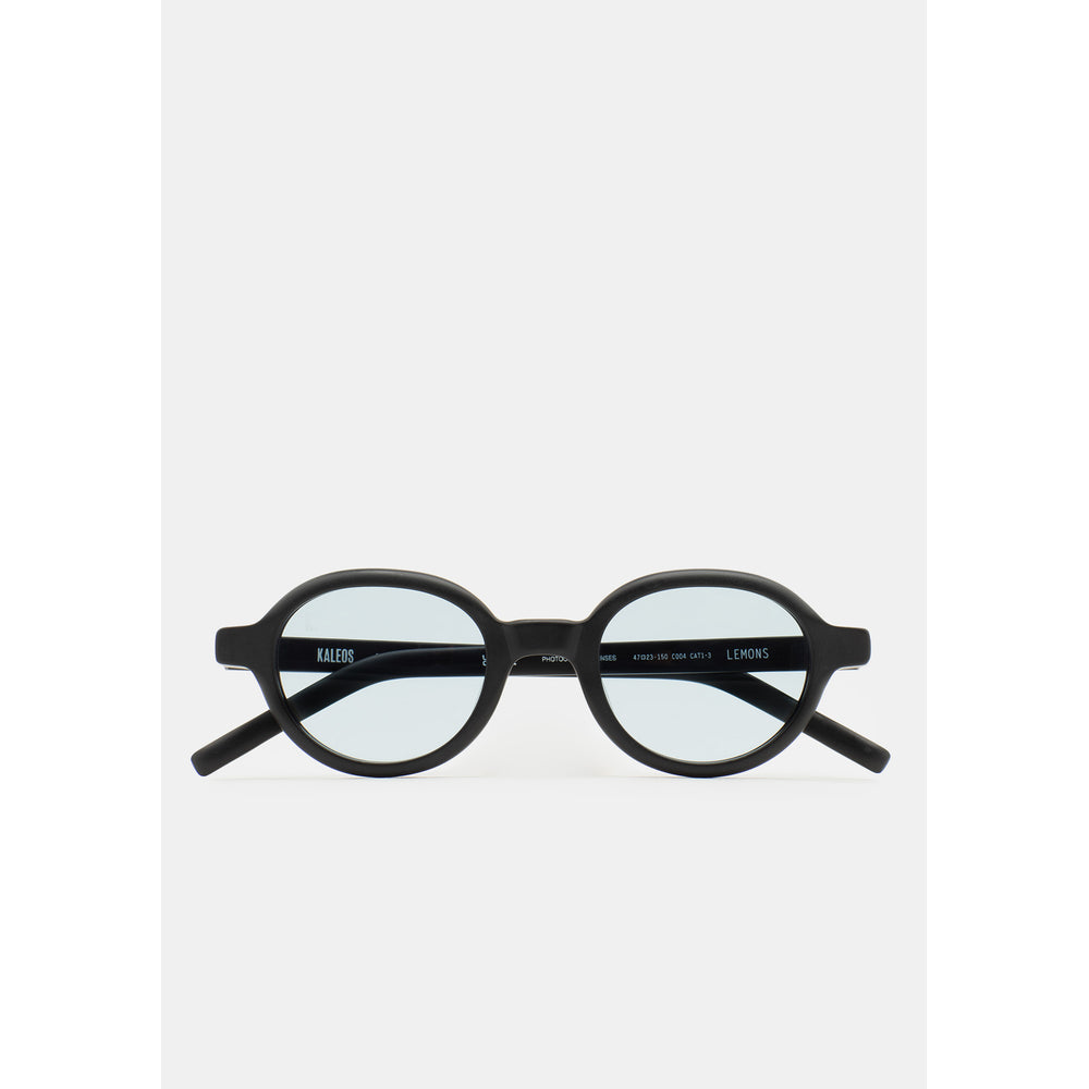 Kaleos Lemons Noir Mat Photochromique 04 de face - Les Lunettes de Pauline