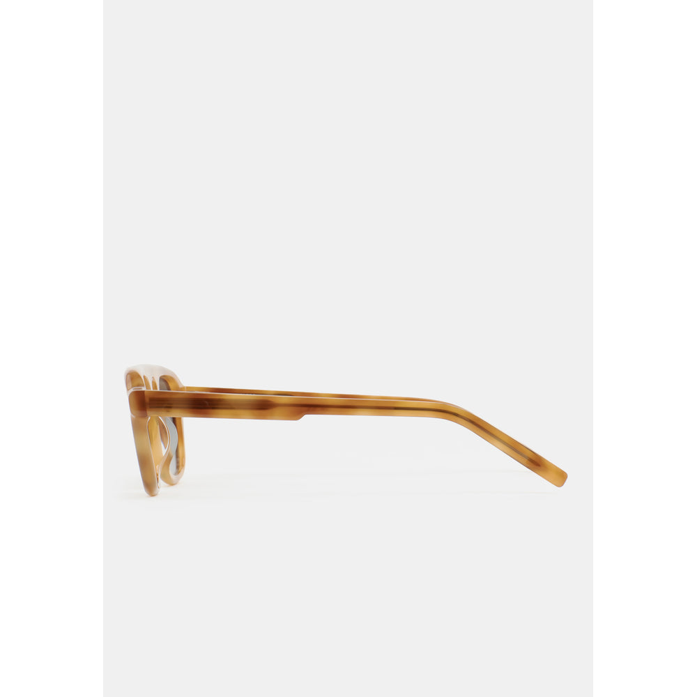 Kaleos Crowne Havane Ambré 04 vue de profil - Les Lunettes de Pauline