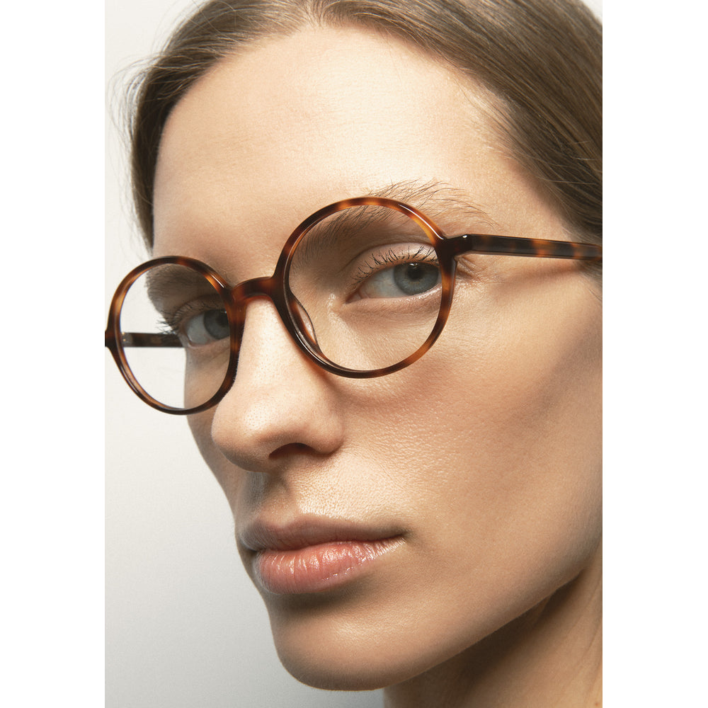 Kaleos Russo Havane 02 portée, trois-quarts - Les Lunettes de Pauline