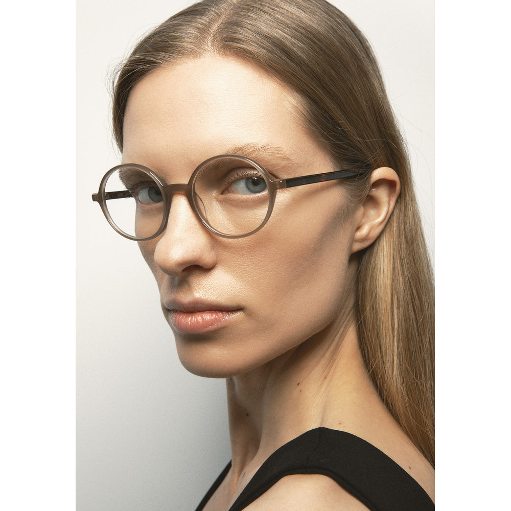 Kaleos Russo Marron Laiteux 04 portée, trois-quarts - Les Lunettes de Pauline