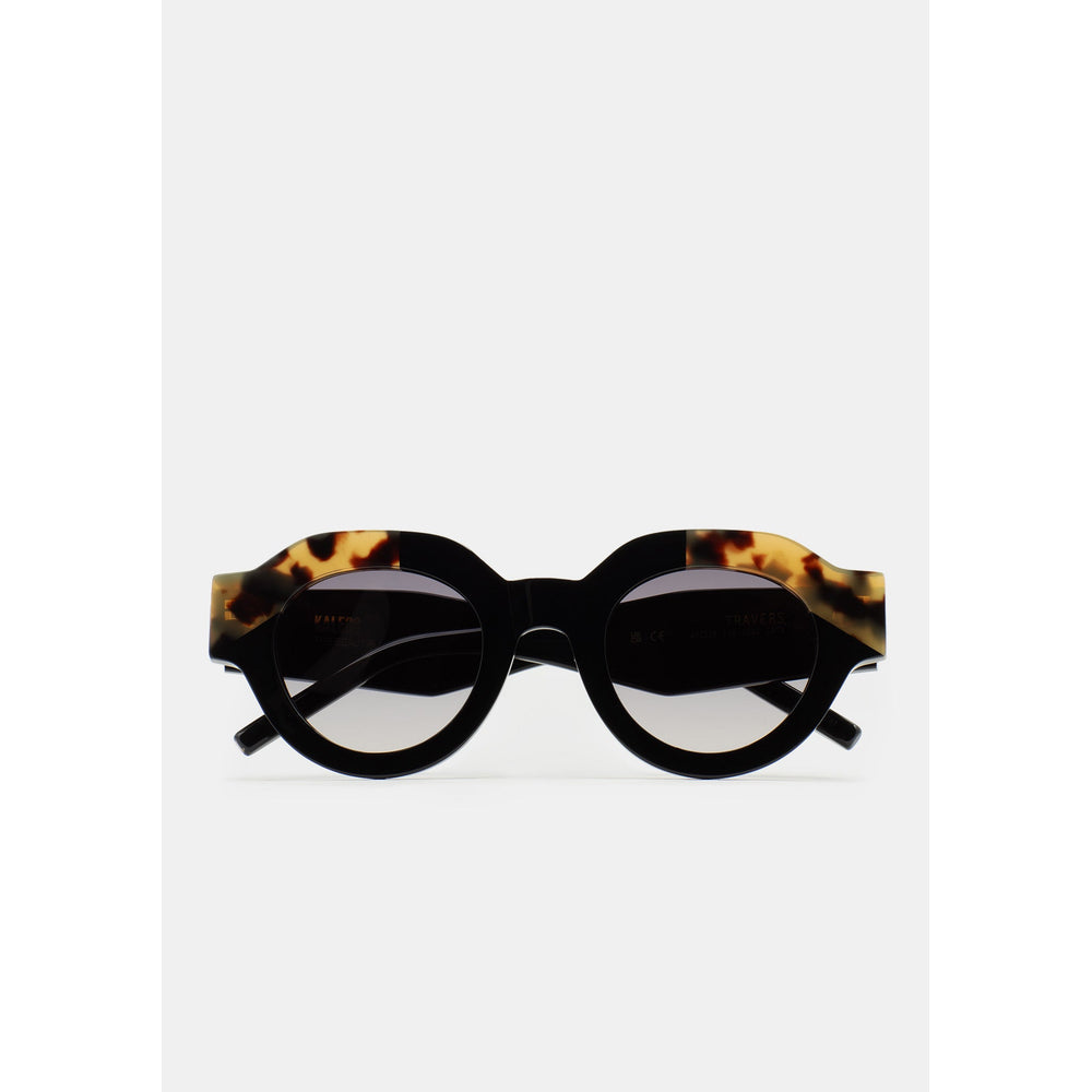 Kaleos Travers Noir 01 de face - Les Lunettes de Pauline