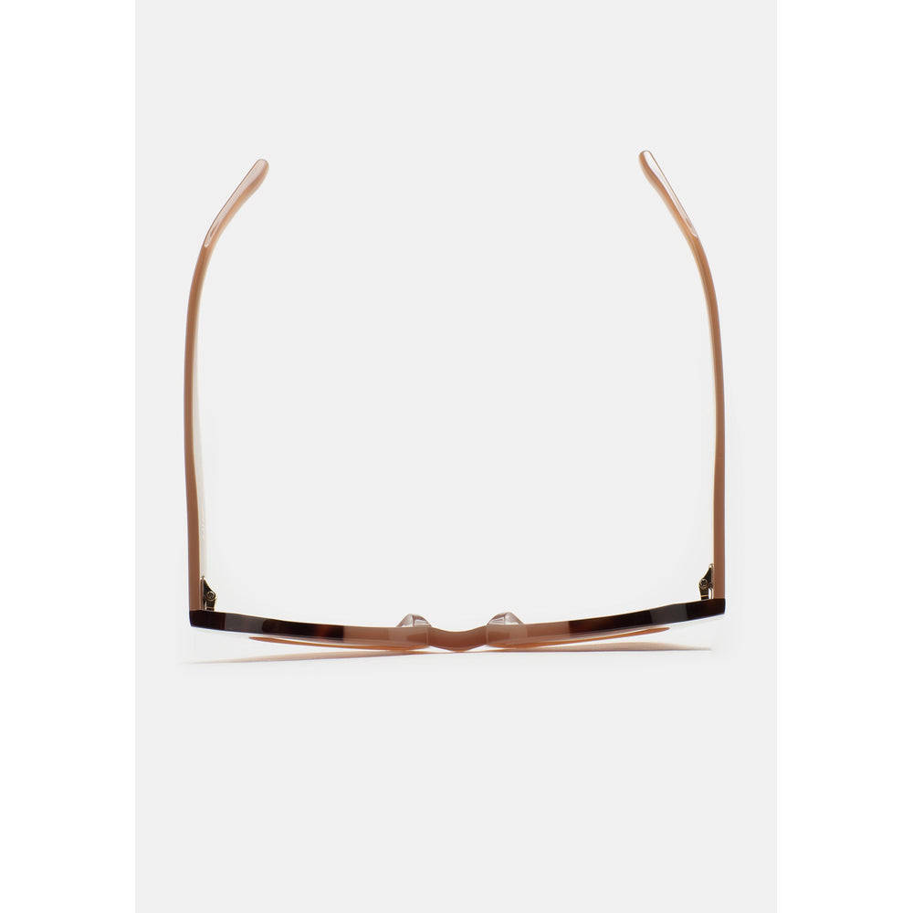 Kaleos Travers Marron Laiteux 04 vue de dessus - Les Lunettes de Pauline