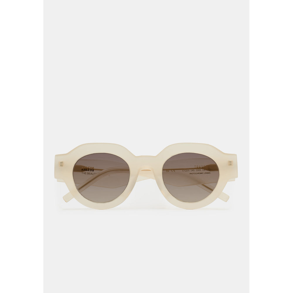 Kaleos Travers Blanc Cassé Laiteux 05 de face - Les Lunettes de Pauline
