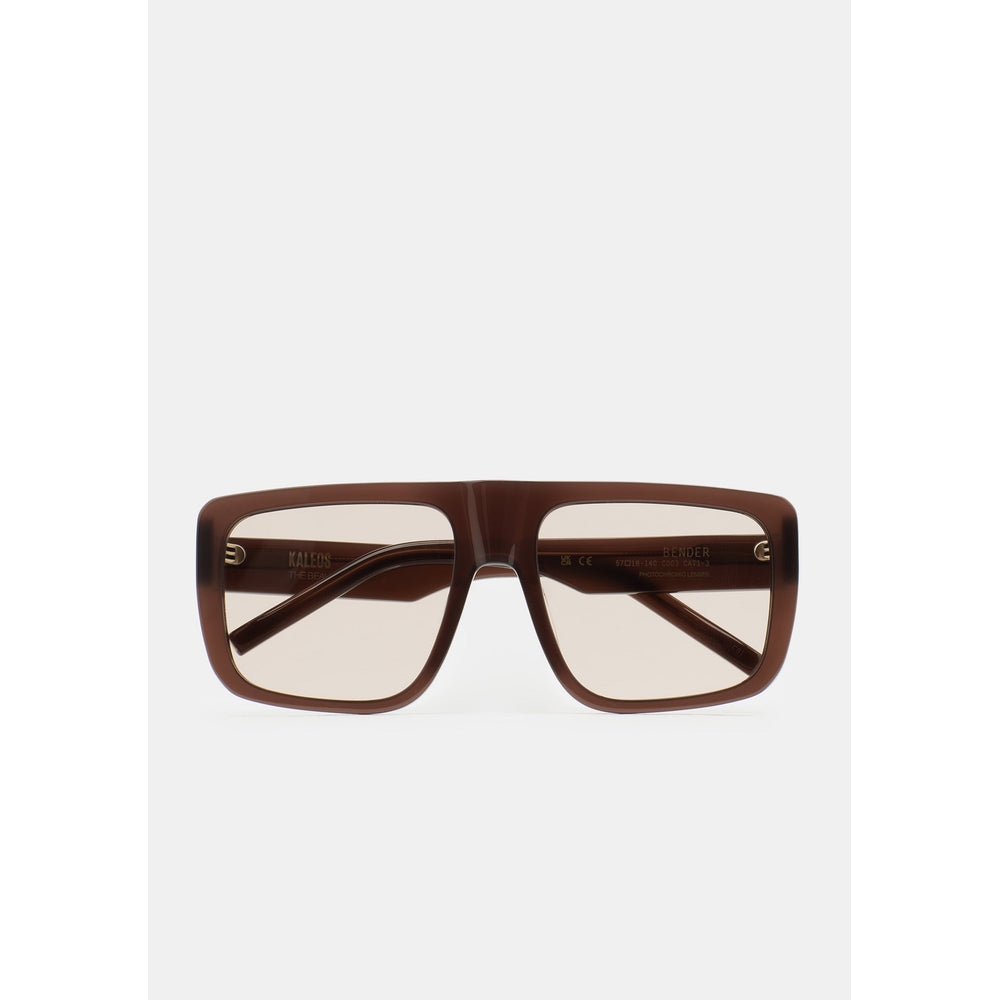 Kaleos Bender Marron Laiteux Photochromique 03 de face - Les Lunettes de Pauline