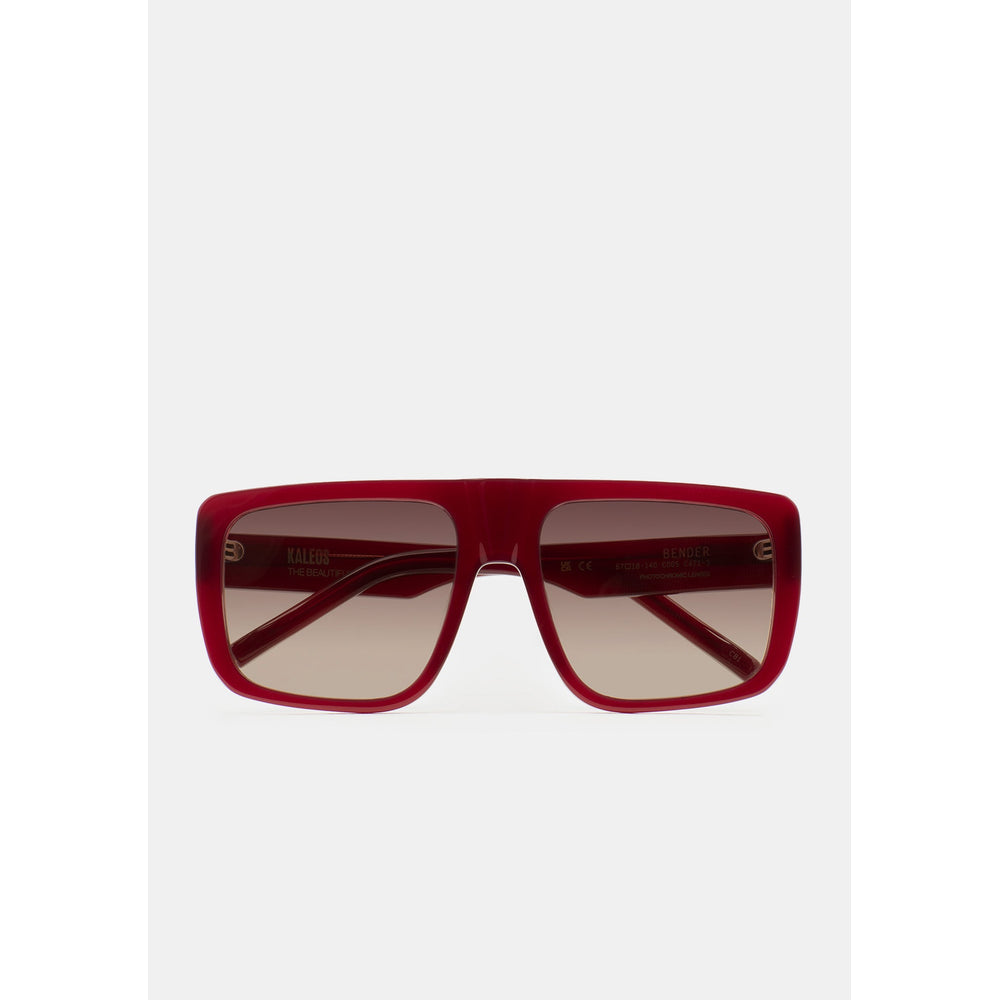 Kaleos Bender Cerise Laiteux 05 de face - Les Lunettes de Pauline