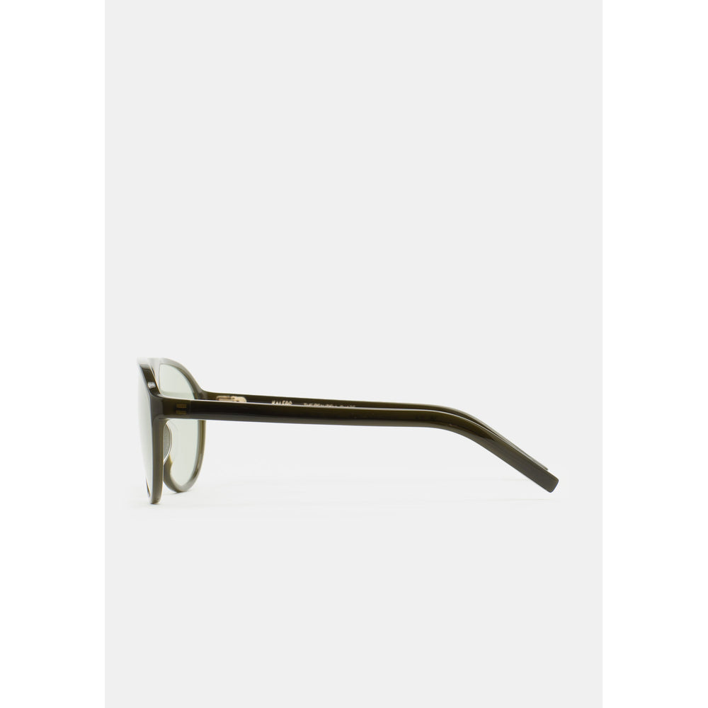 Kaleos Withers Kaki Photochromique 03 vue de profil - Les Lunettes de Pauline