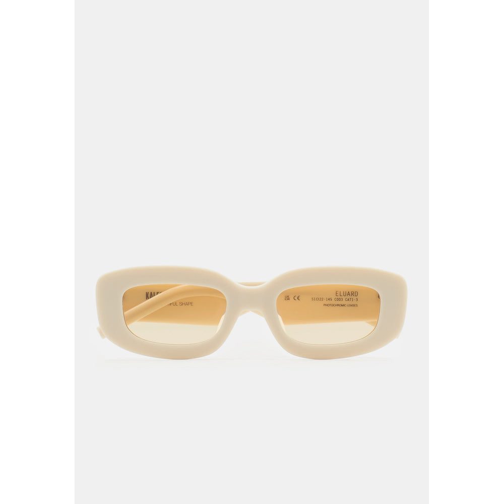 Kaleos Eluard Blanc Cassé Photochromique 03 de face - Les Lunettes de Pauline