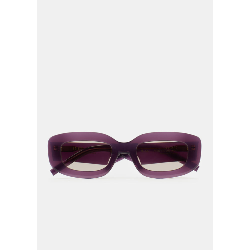 Kaleos Eluard Violet Laiteux Photochromique 05 de face - Les Lunettes de Pauline