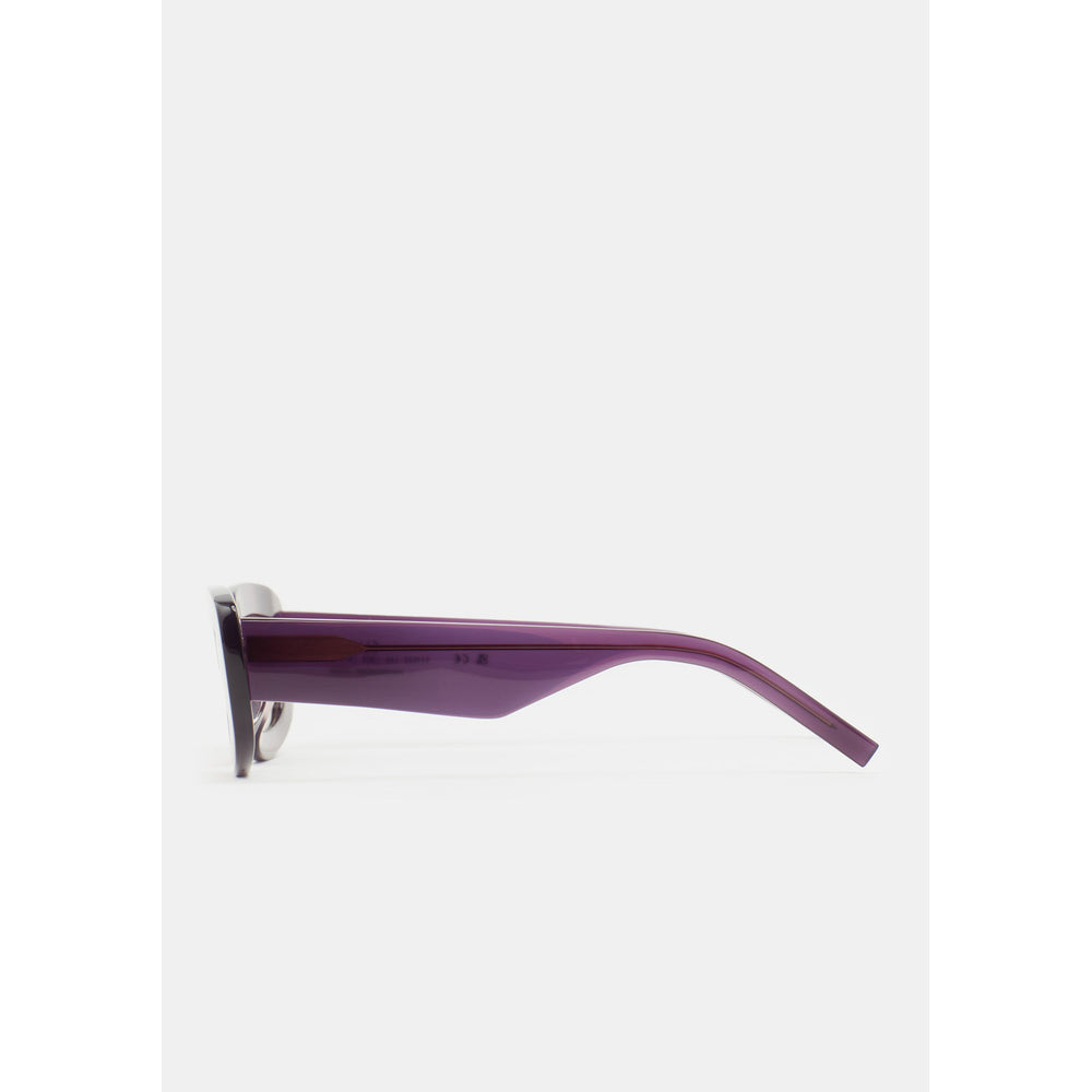 Kaleos Eluard Violet Laiteux Photochromique 05 vue de profil - Les Lunettes de Pauline