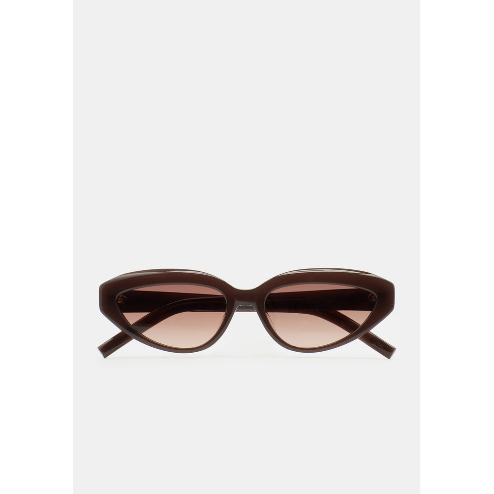 Kaleos Blum Marron Laiteux 04 de face - Les Lunettes de Pauline