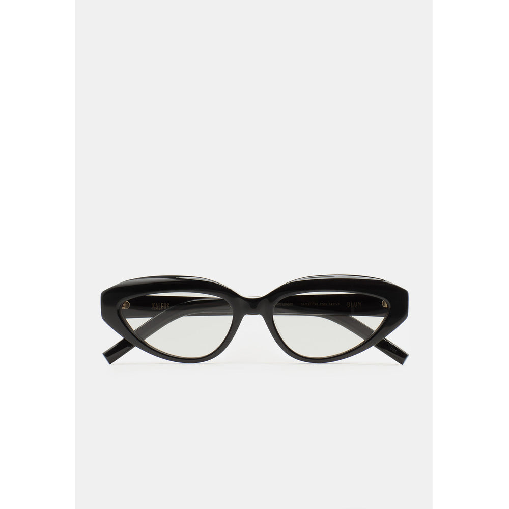Kaleos Blum Noir Pailleté Photochromique 05 de face - Les Lunettes de Pauline