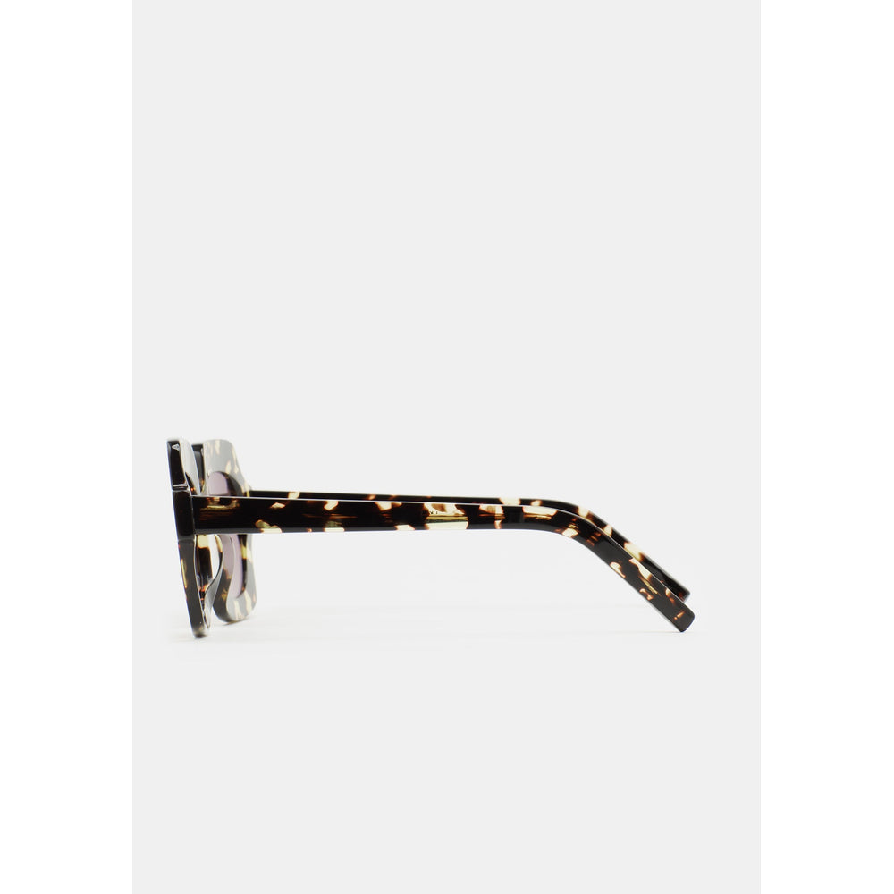 Kaleos Beaumier Havane Moucheté 02 vue de profil - Les Lunettes de Pauline
