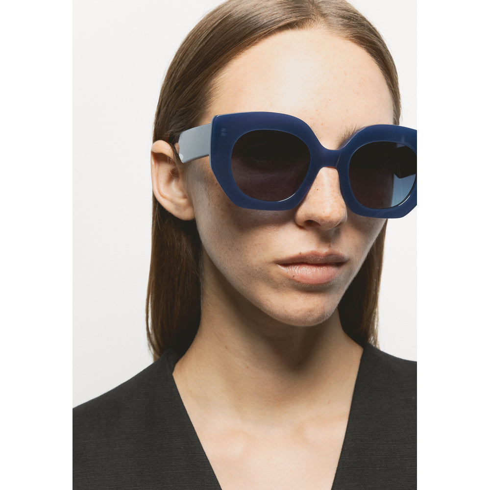 Kaleos Alexander Bleu 03 portée, trois-quarts - Les Lunettes de Pauline