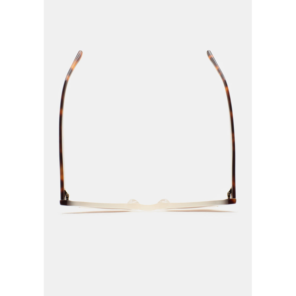 Kaleos Gun Blanc Cassé Laiteux 05 vue de dessus - Les Lunettes de Pauline
