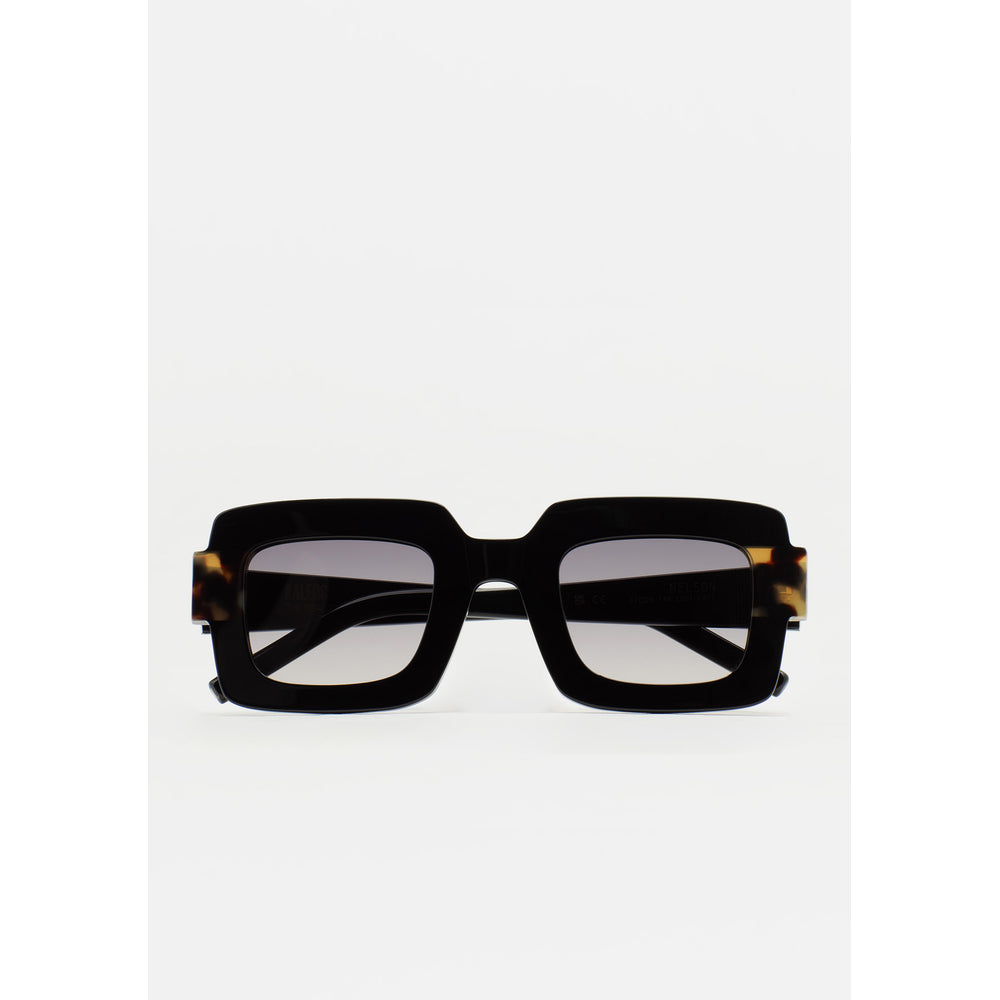 Kaleos Nelson Noir 01 de face - Les Lunettes de Pauline