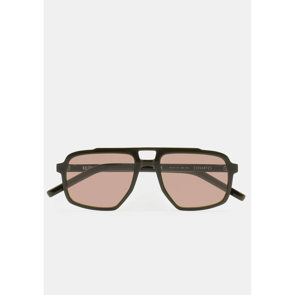 Kaleos Cervantes Kaki 03 de face - Les Lunettes de Pauline