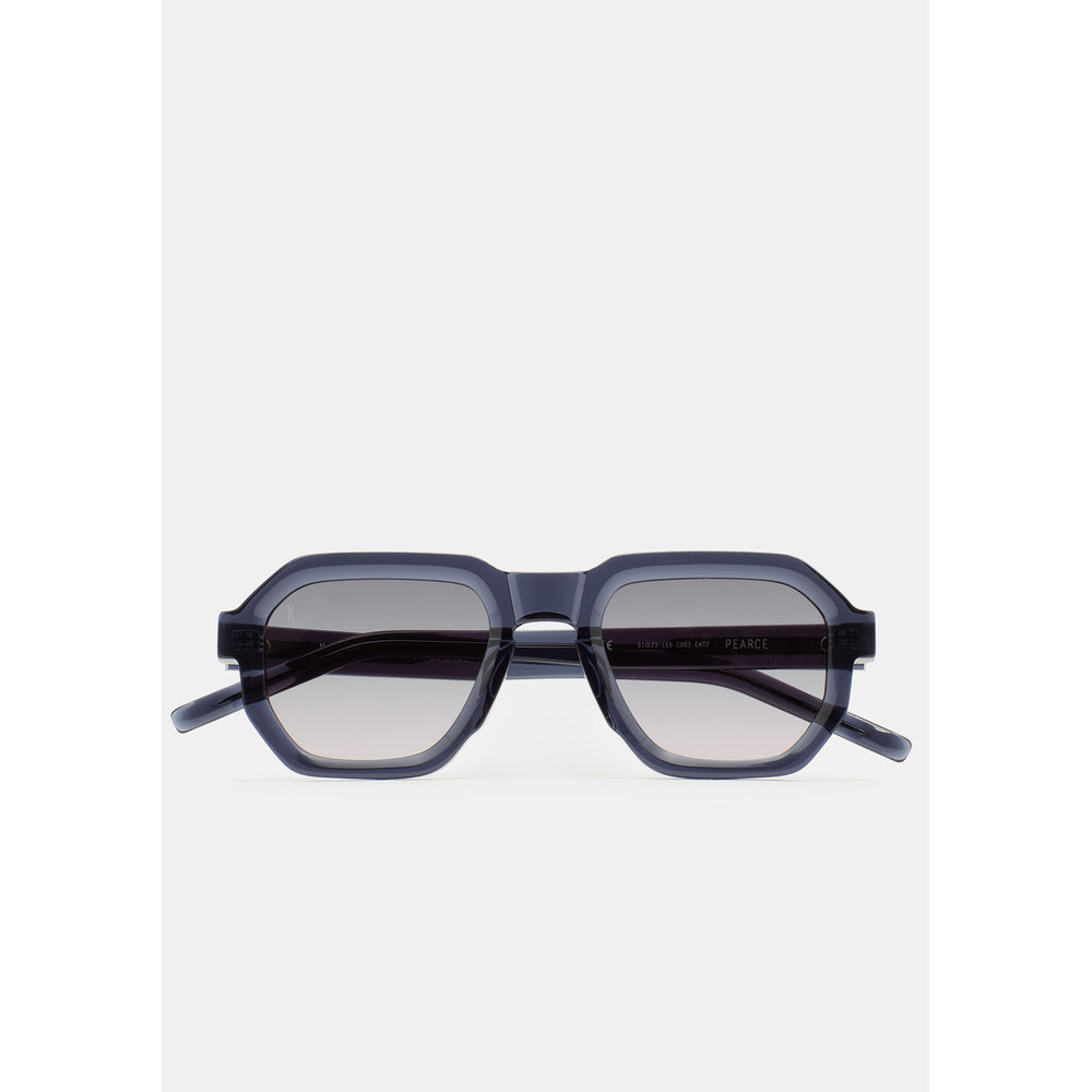 Kaleos Pearce Bleu Marine Cristal 03 de face - Les Lunettes de Pauline