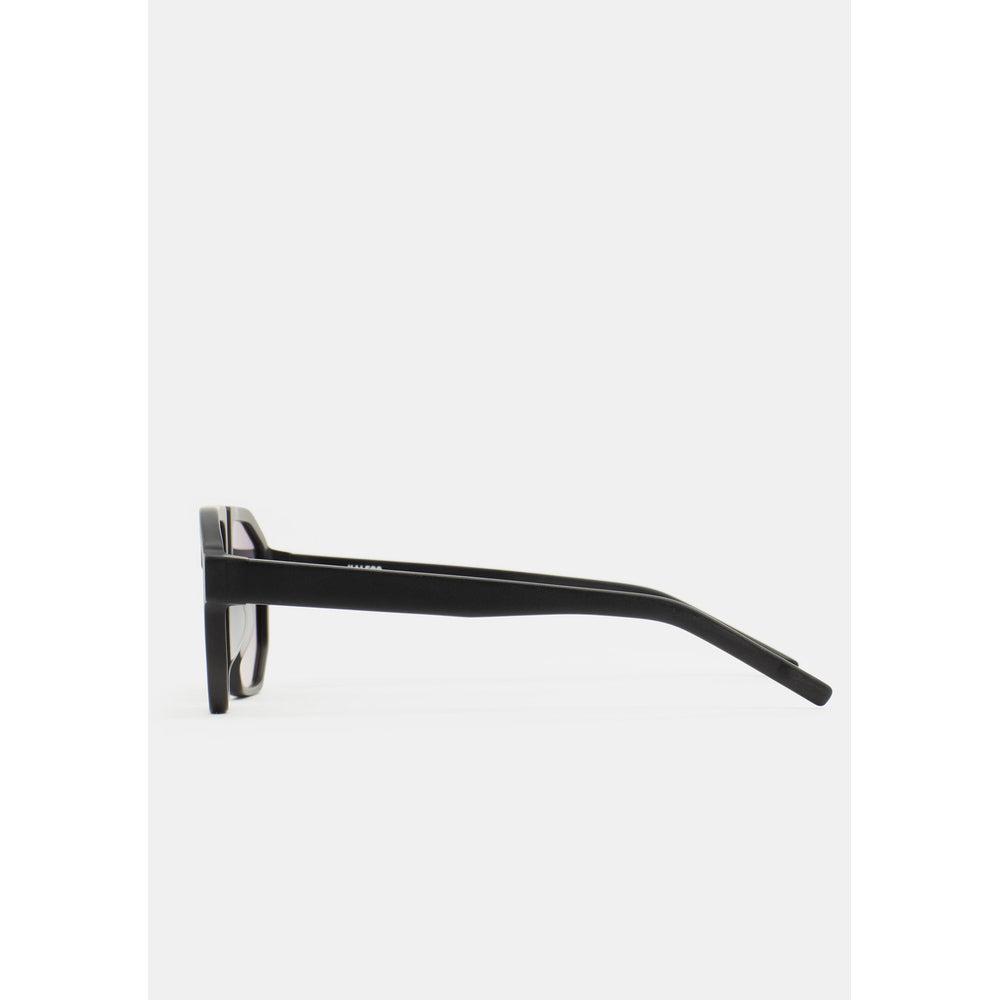 Kaleos Cade Noir Mat 01 vue de profil - Les Lunettes de Pauline