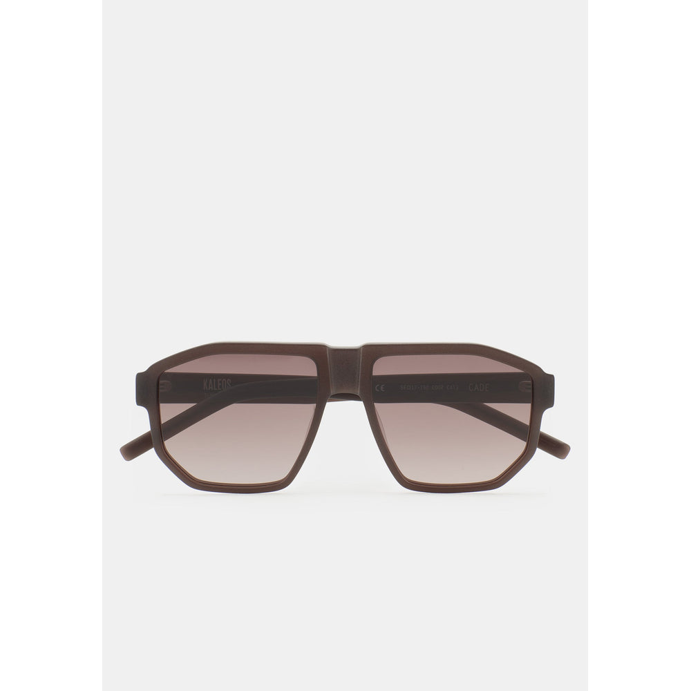 Kaleos Cade Marron Laiteux Mat 02 de face - Les Lunettes de Pauline