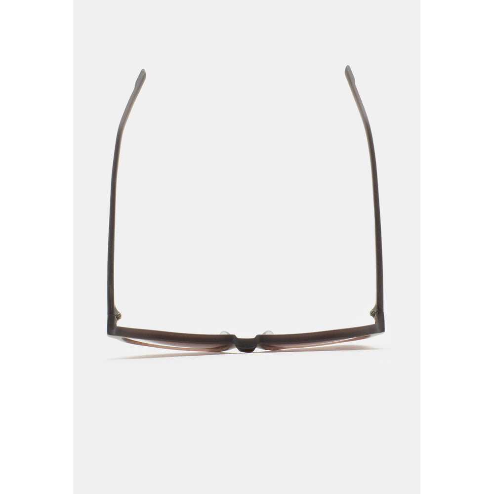 Kaleos Cade Marron Laiteux Mat 02 vue de dessus - Les Lunettes de Pauline
