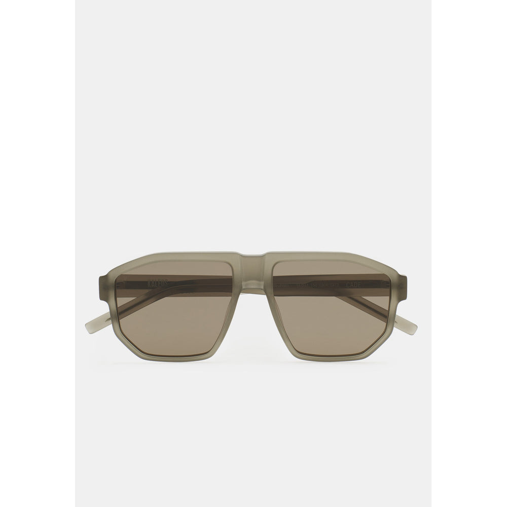 Kaleos Cade Vert Cristal Mat Polarisés 04 de face - Les Lunettes de Pauline