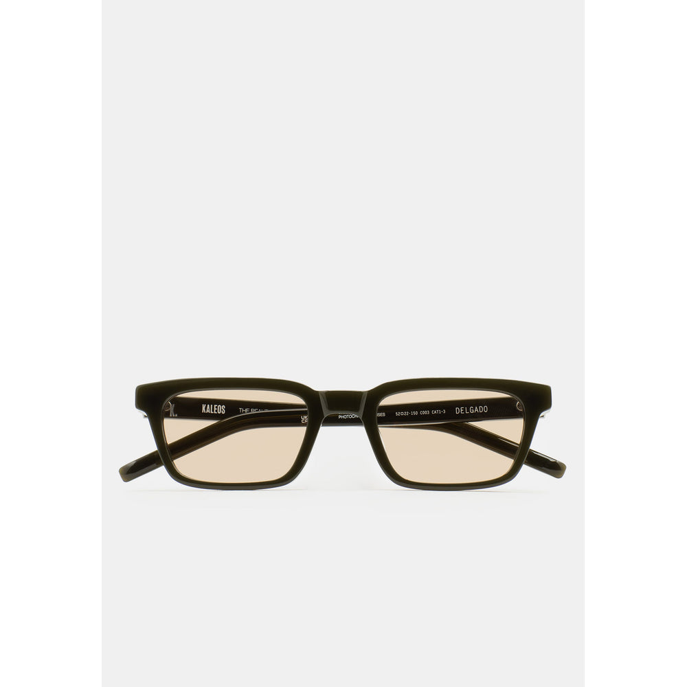Kaleos Delgado Kaki Photochromique 03 de face - Les Lunettes de Pauline
