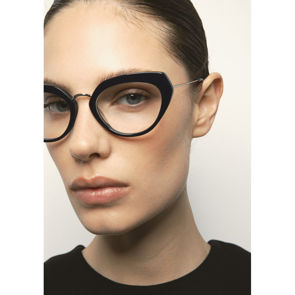 Kaleos Kostich Bleu Marine 05 portée, trois-quarts - Les Lunettes de Pauline