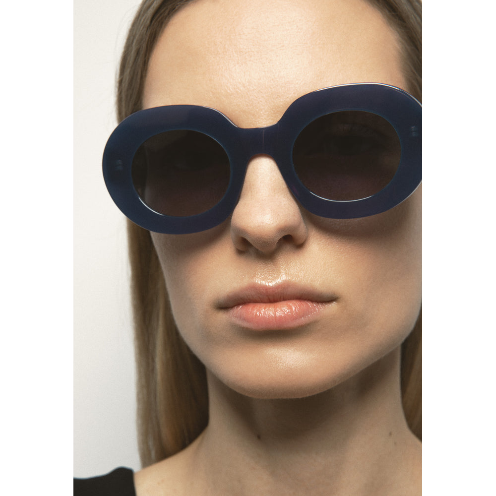 Kaleos Darling Bleu 04 portée, trois-quarts - Les Lunettes de Pauline