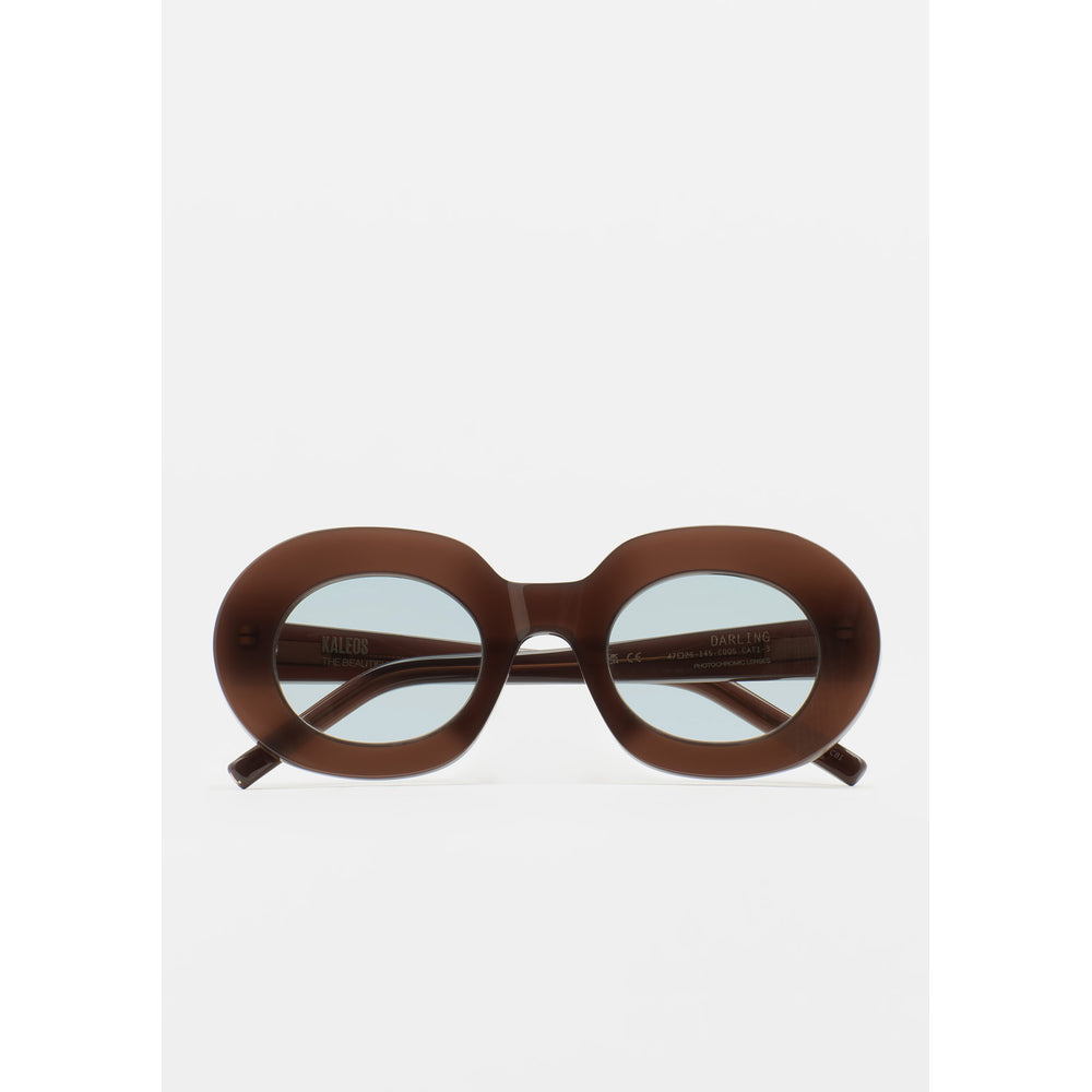Kaleos Darling Marron Laiteux Photochromique 05 de face - Les Lunettes de Pauline
