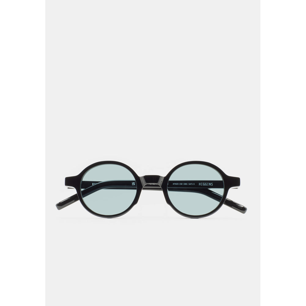 Kaleos Higgins Noir 01 de face - Les Lunettes de Pauline