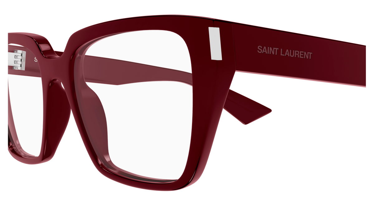 Saint Laurent Corner Angle SL 930 Rouge 006 vue de profil - Les Lunettes de Pauline