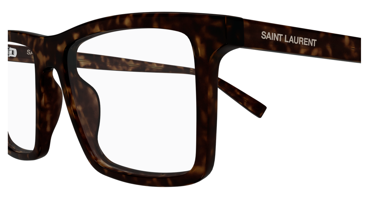 Saint Laurent SL Logo SL 906 Havane 002 vue de profil - Les Lunettes de Pauline