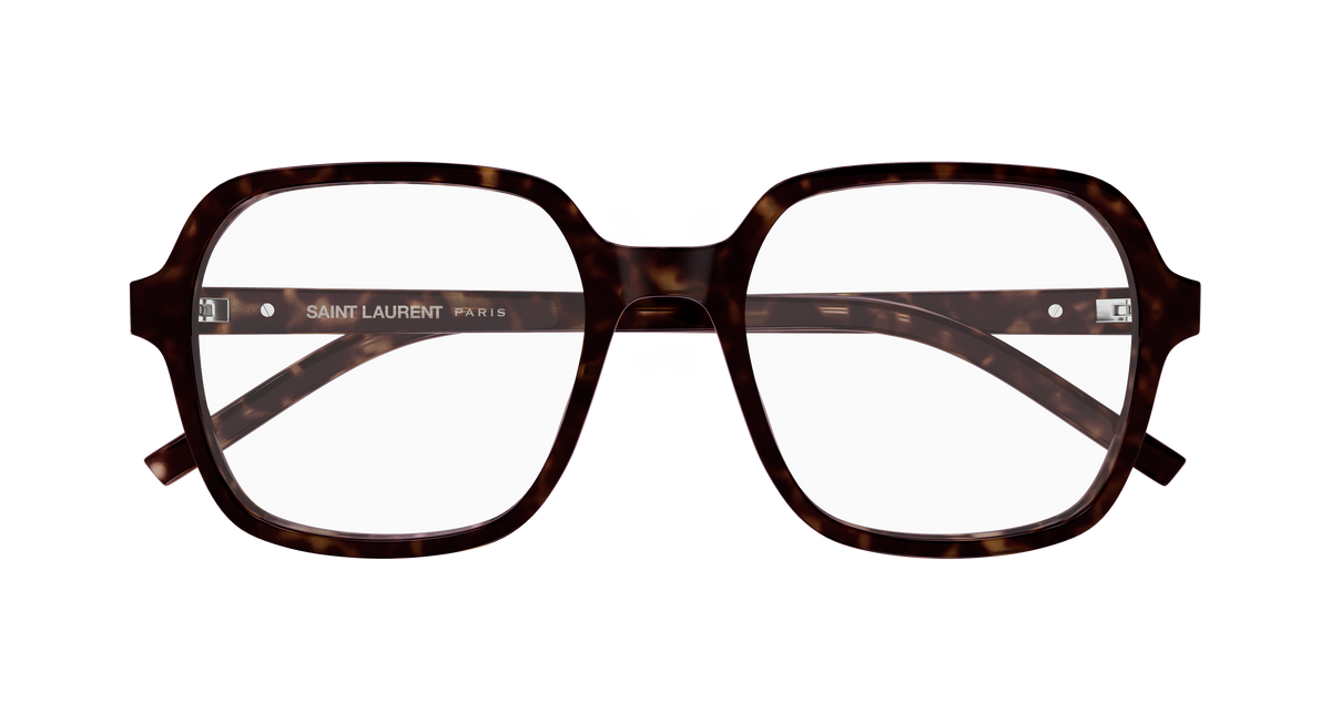 Saint Laurent Monogram SL M190 Havane 002 de face - Les Lunettes de Pauline