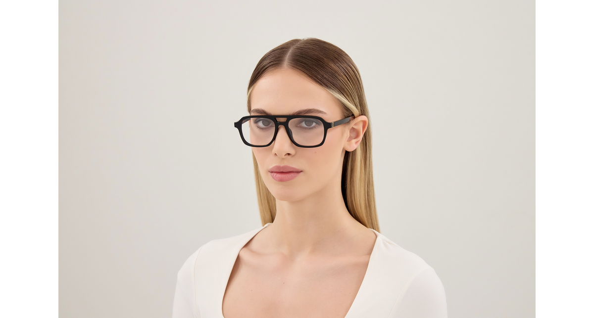 Saint Laurent Monogram SL M179 Noir 001 portée - Les Lunettes de Pauline