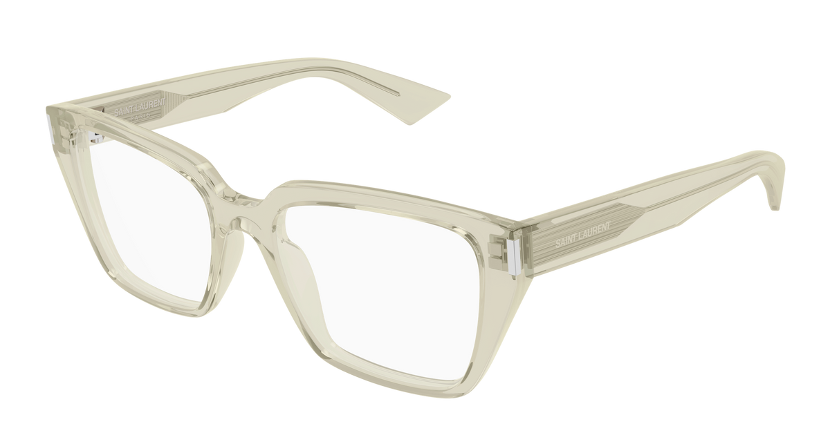 Saint Laurent Corner Angle SL 930 Vert 004 vue trois-quarts - Les Lunettes de Pauline