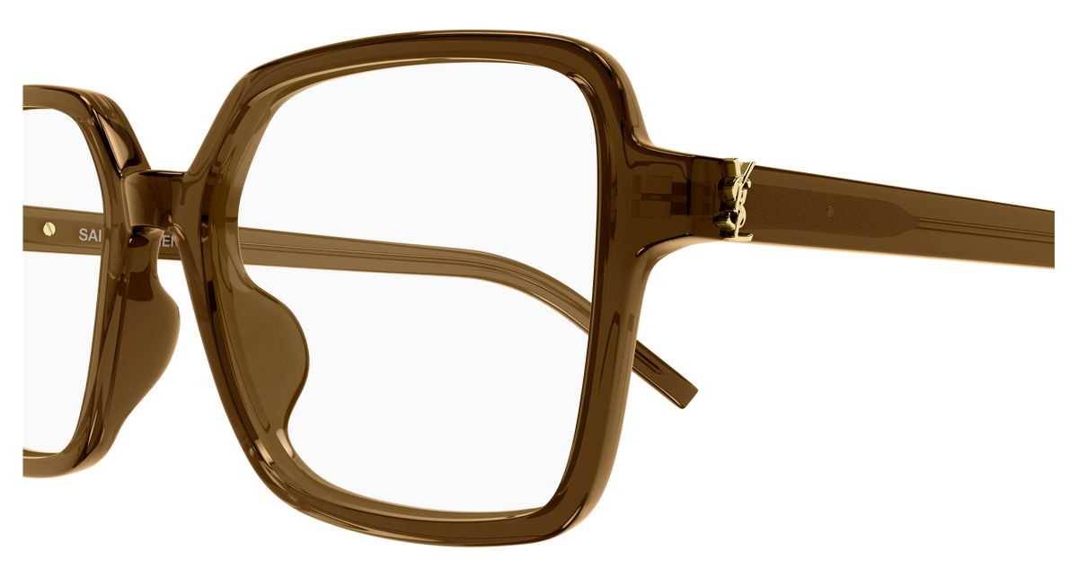 Saint Laurent Monogram SL M139 Brun 013 vue de profil - Les Lunettes de Pauline