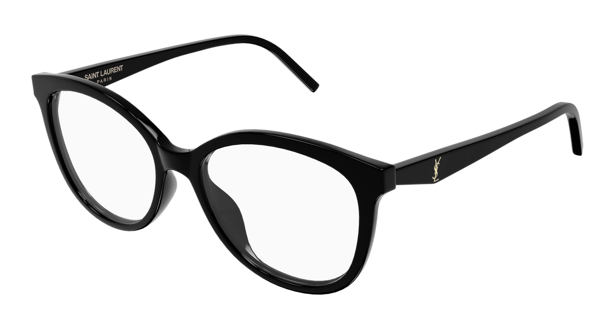 Saint Laurent Monogram SL M184 Noir 001 vue trois-quarts - Les Lunettes de Pauline