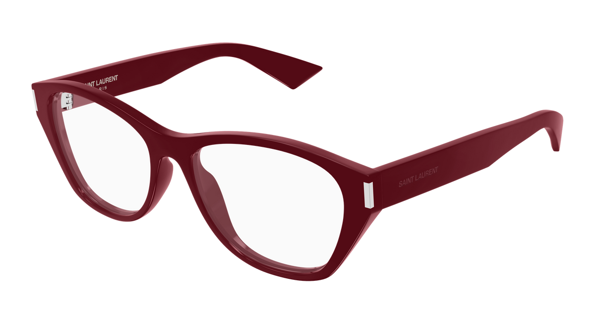 Saint Laurent Corner Angle SL 929 Rouge 006 vue trois-quarts - Les Lunettes de Pauline