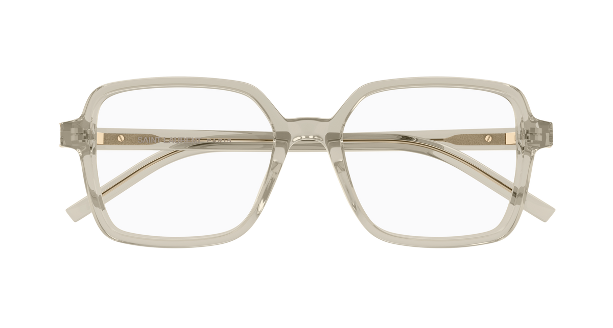 Saint Laurent Monogram SL M139 Beige 007 de face - Les Lunettes de Pauline