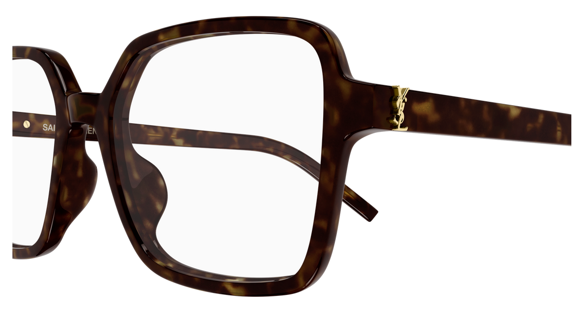 Saint Laurent Monogram SL M139 Havane 012 vue de profil - Les Lunettes de Pauline