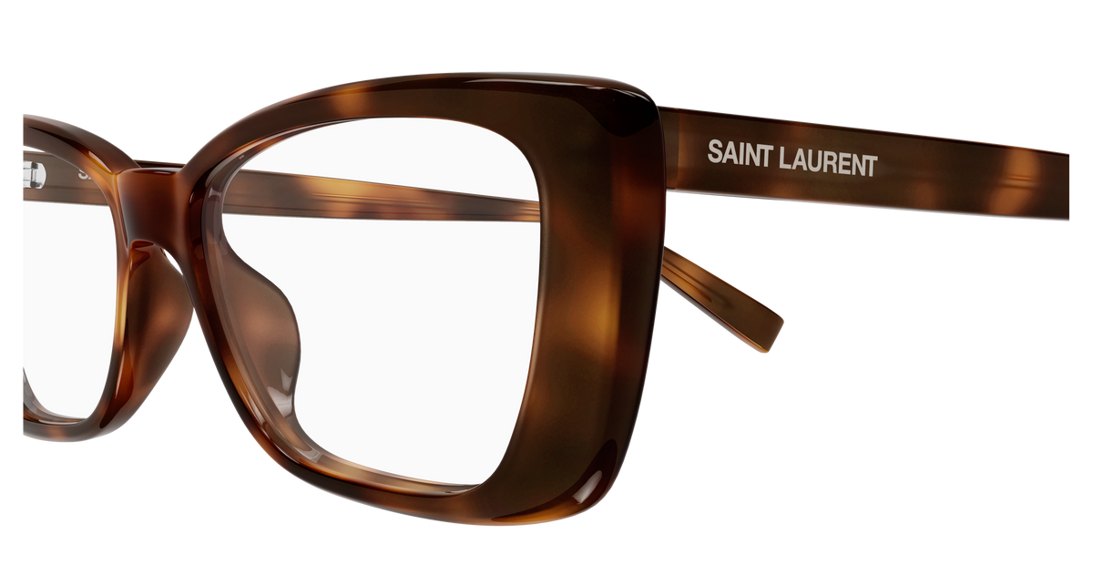 Saint Laurent SL Logo SL 943 OPT Havane 002 vue de profil - Les Lunettes de Pauline