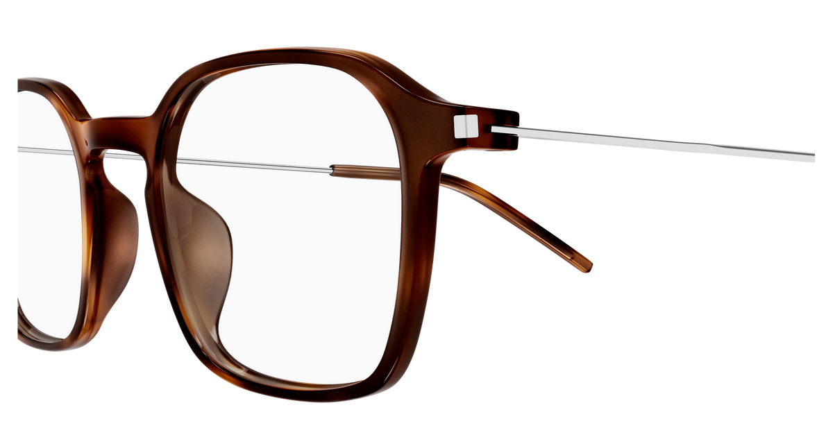 Saint Laurent Corner Angle SL 954 Havane 002 vue de profil - Les Lunettes de Pauline
